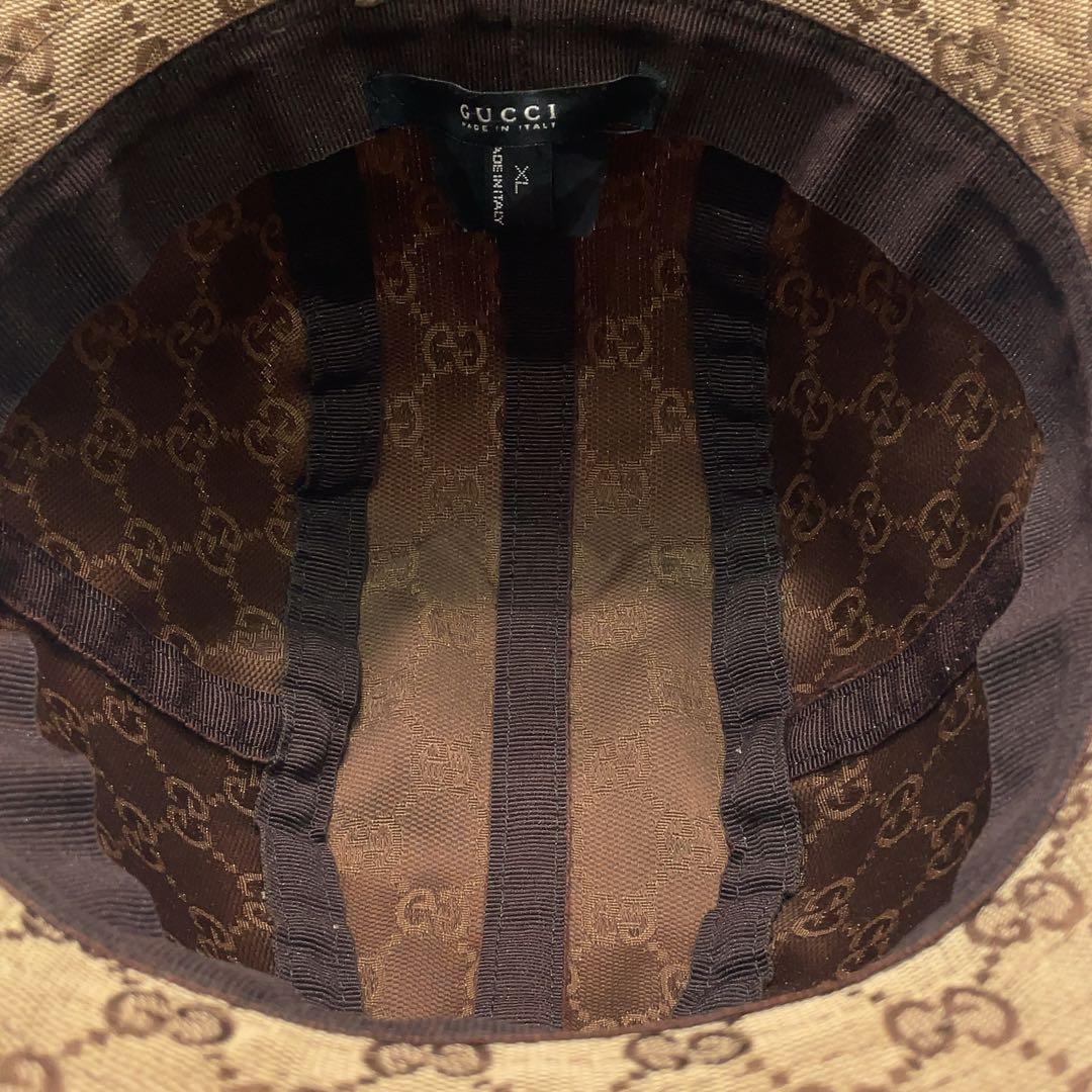 GUCCI グッチ GGキャンバス バケットハット イタリア製 ユニセックス