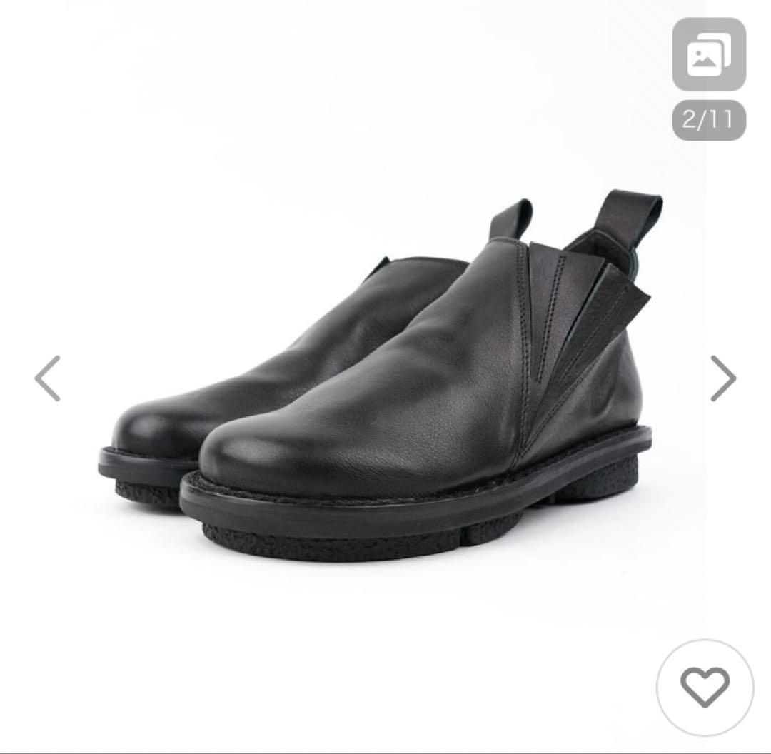 美品　トリッペン Kinky キンキー サイドゴアブーツ 本革 ブラック