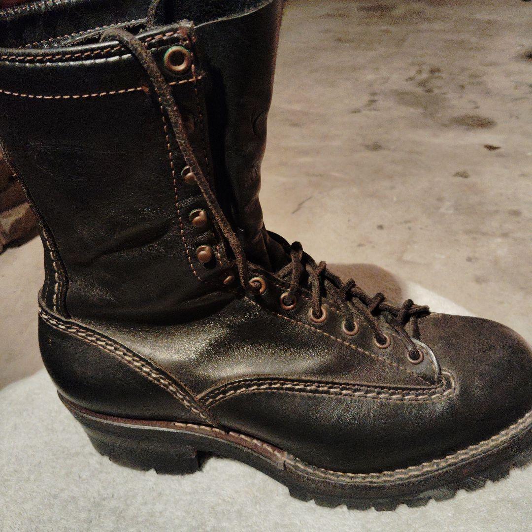 WESCO　ウエスコ　ミリタリーレザーブーツ 黒