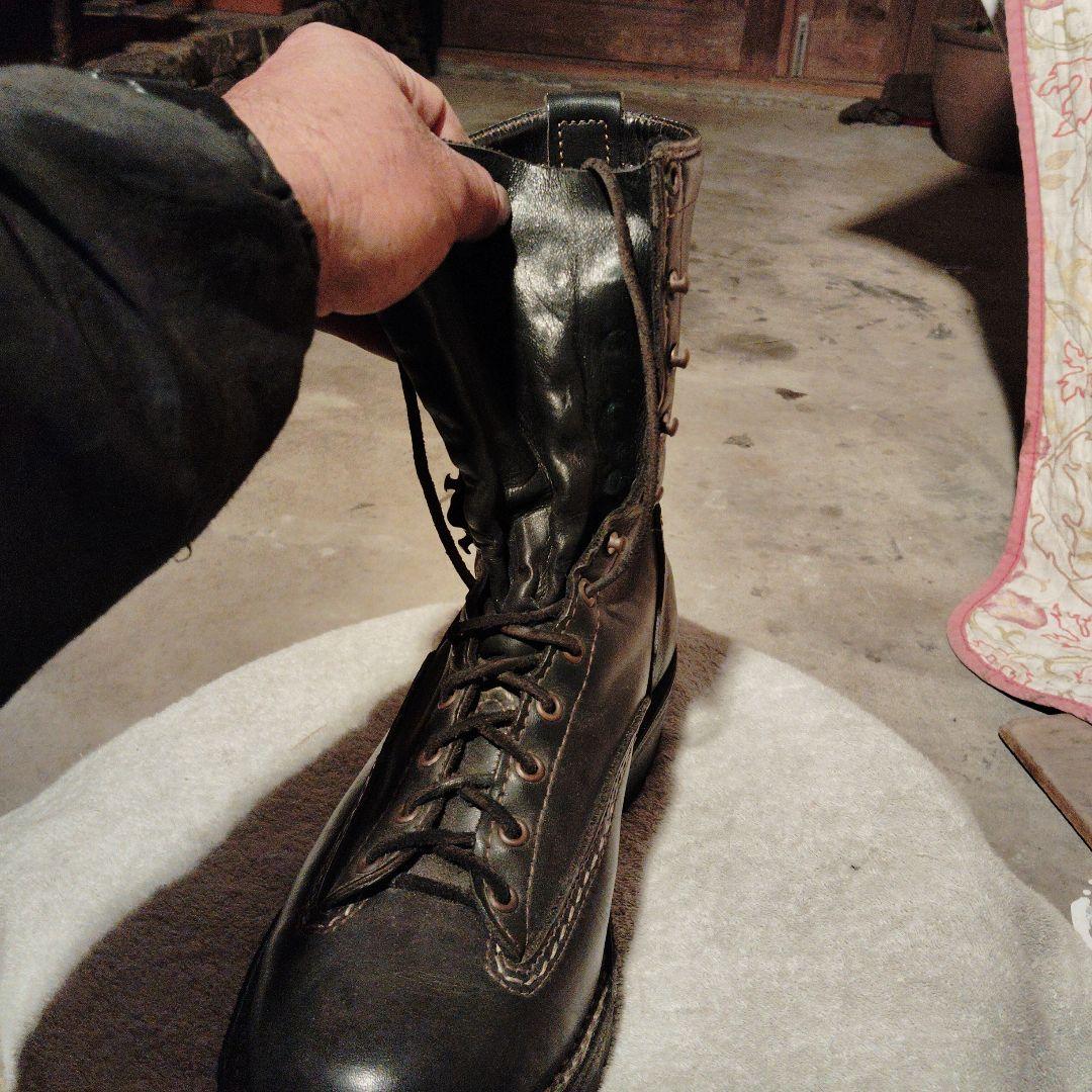 WESCO　ウエスコ　ミリタリーレザーブーツ 黒
