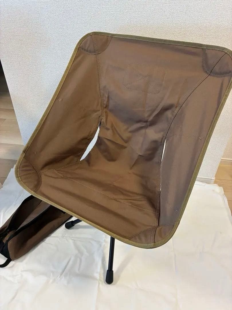 【FINALGG様用】アウトドアチェア ブラウン 収納バッグ付き