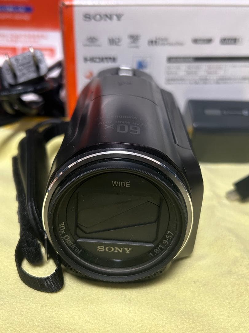 SONY HDR-PJ680 ビデオカメラ 本体 追加バッテリー　ACアダプター