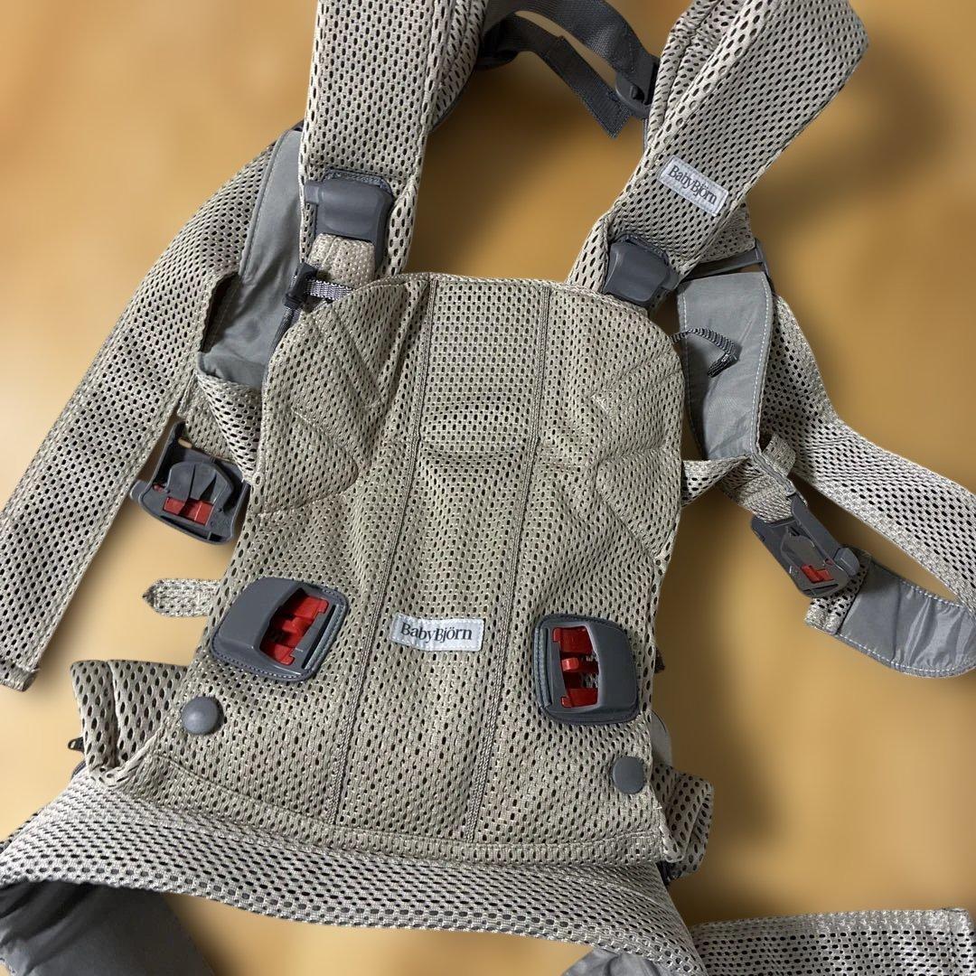 BabyBjörn 抱っこ紐 ONE KAI Air グレージュ 4WAY対応