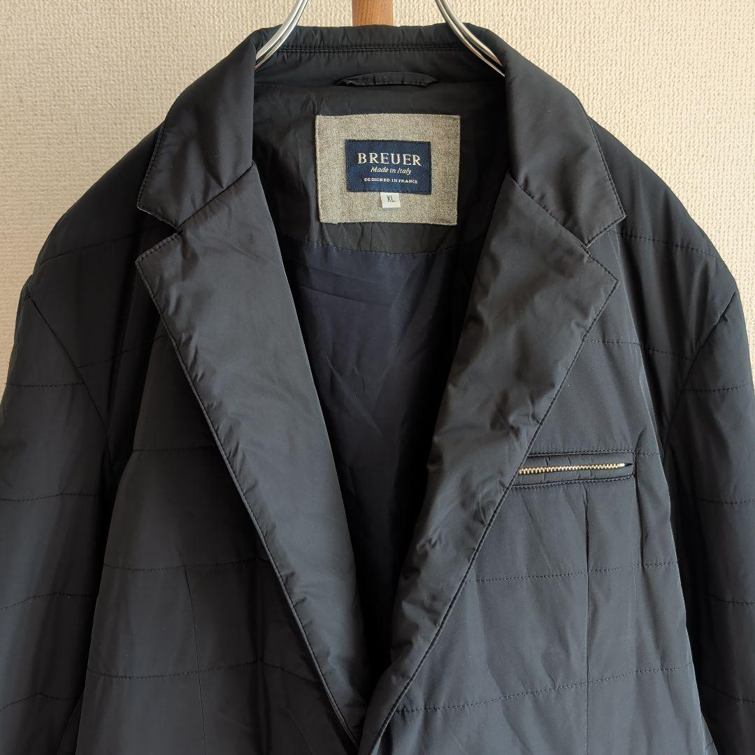美品 BREUER ブリューワー テーラード 中綿ジャケット イタリア製 XL