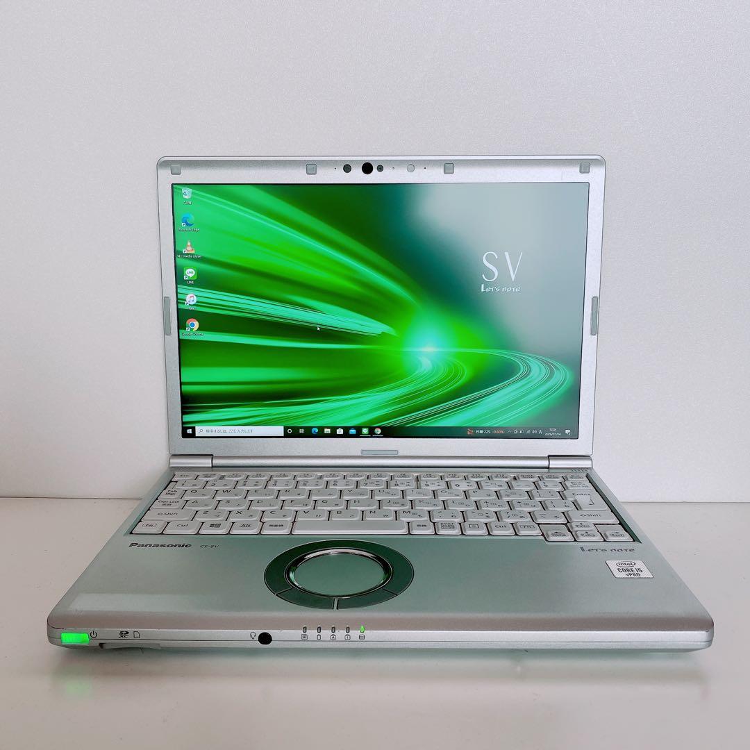 【美品】SV9爆速SSD256GB 8GBレッツノート第10世代パソコンPC