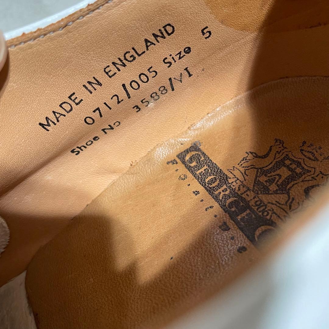 ジョージコックス　ホワイト　UK5