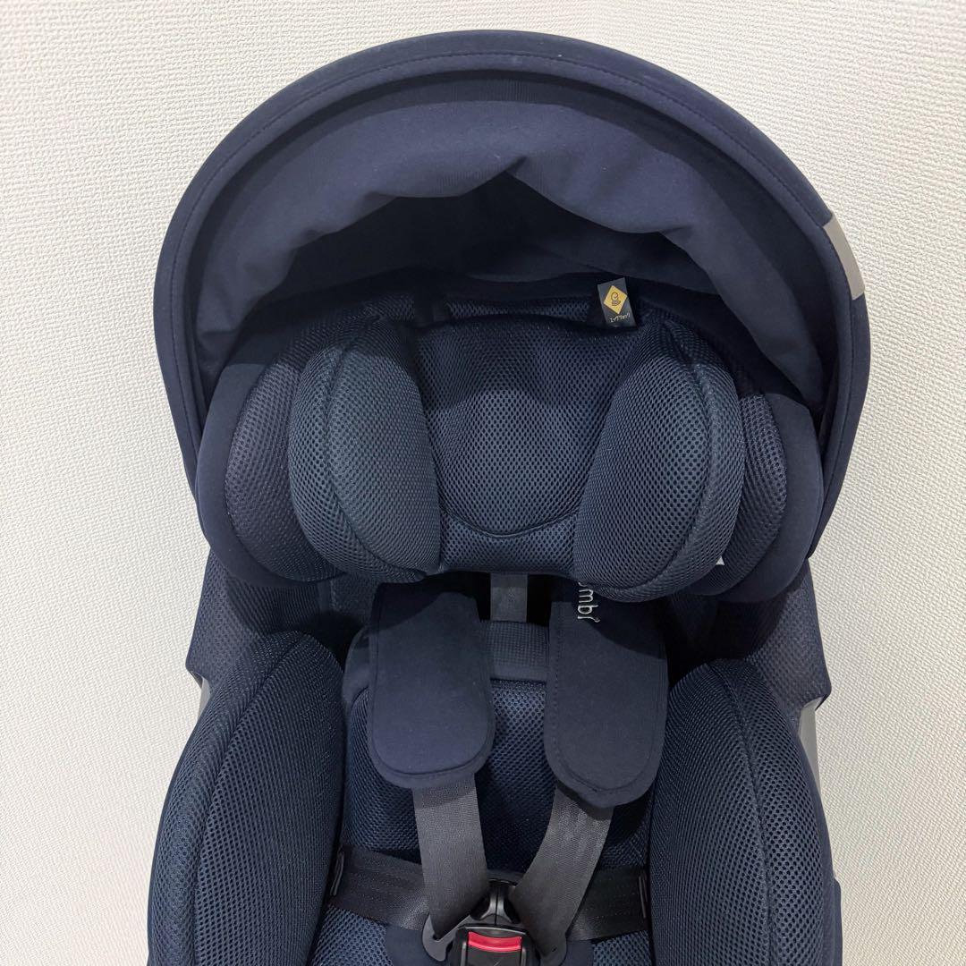 【極美品】コンビTHE S ISOFIX エッグショック ZD／ネイビー