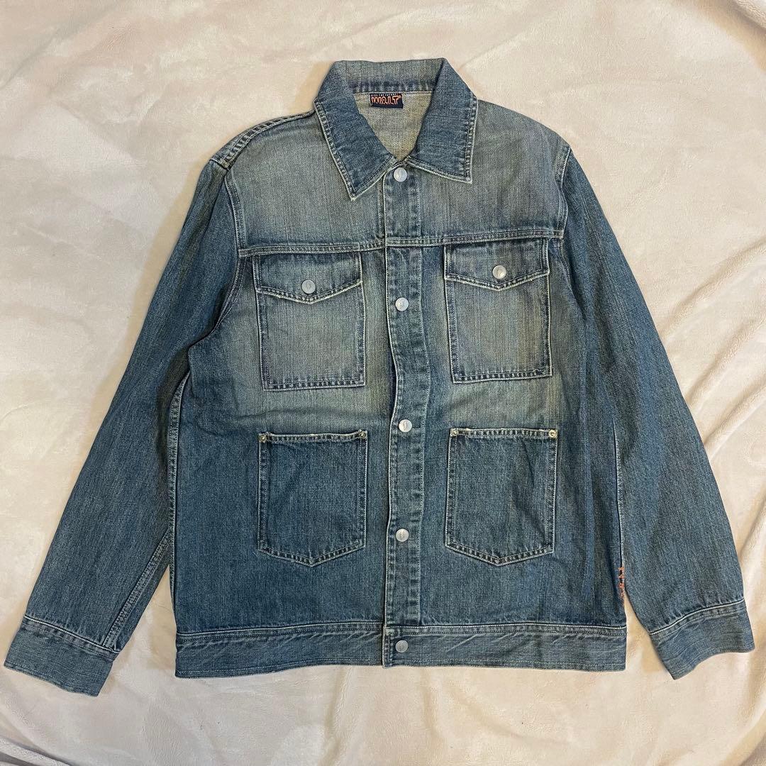 W&LT デニムジャケット 90s 00s 4ポケ 刺繍