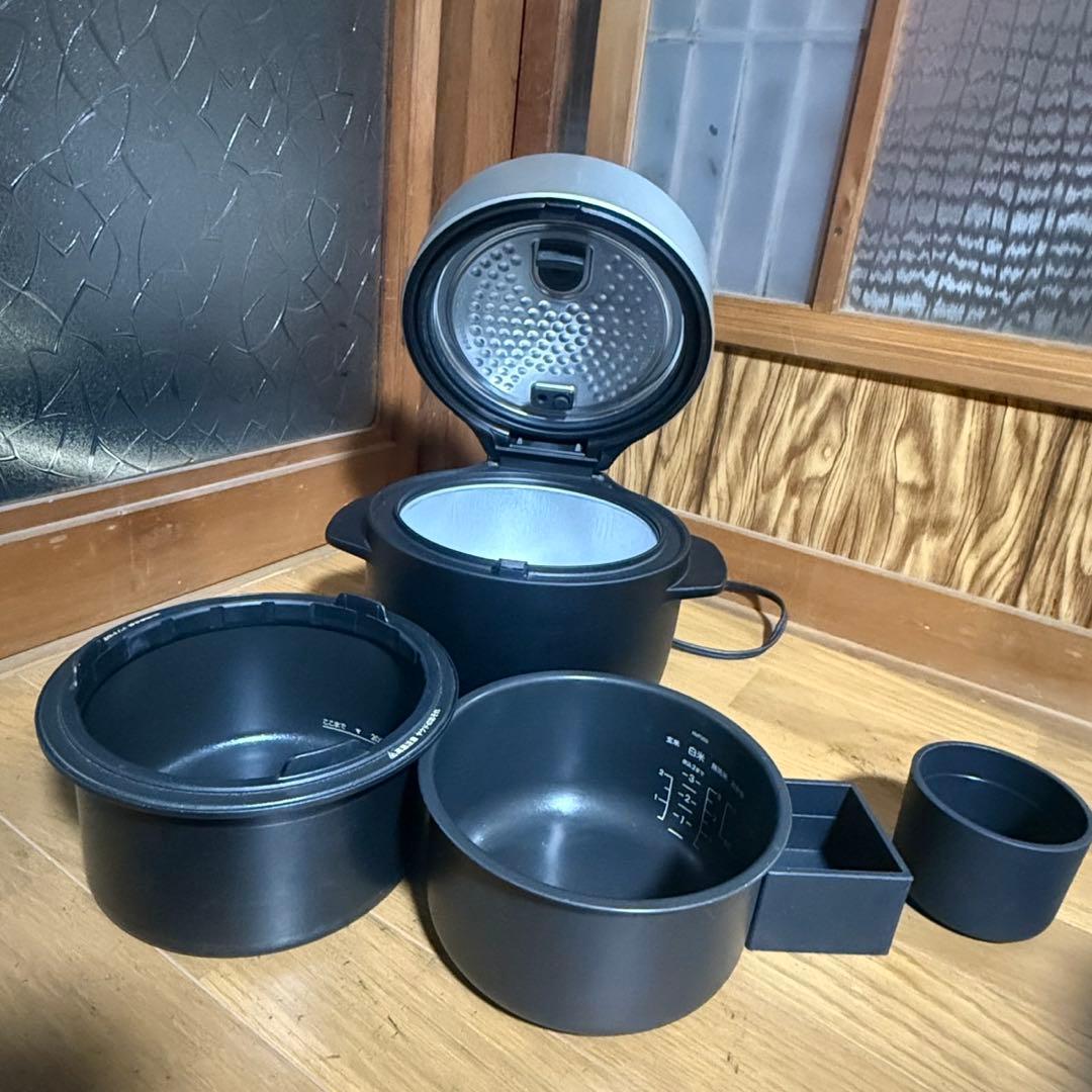 ⭐︎極美品⭐︎ BALMUDAバルミューダ 炊飯器 K03A-BK 黒Black