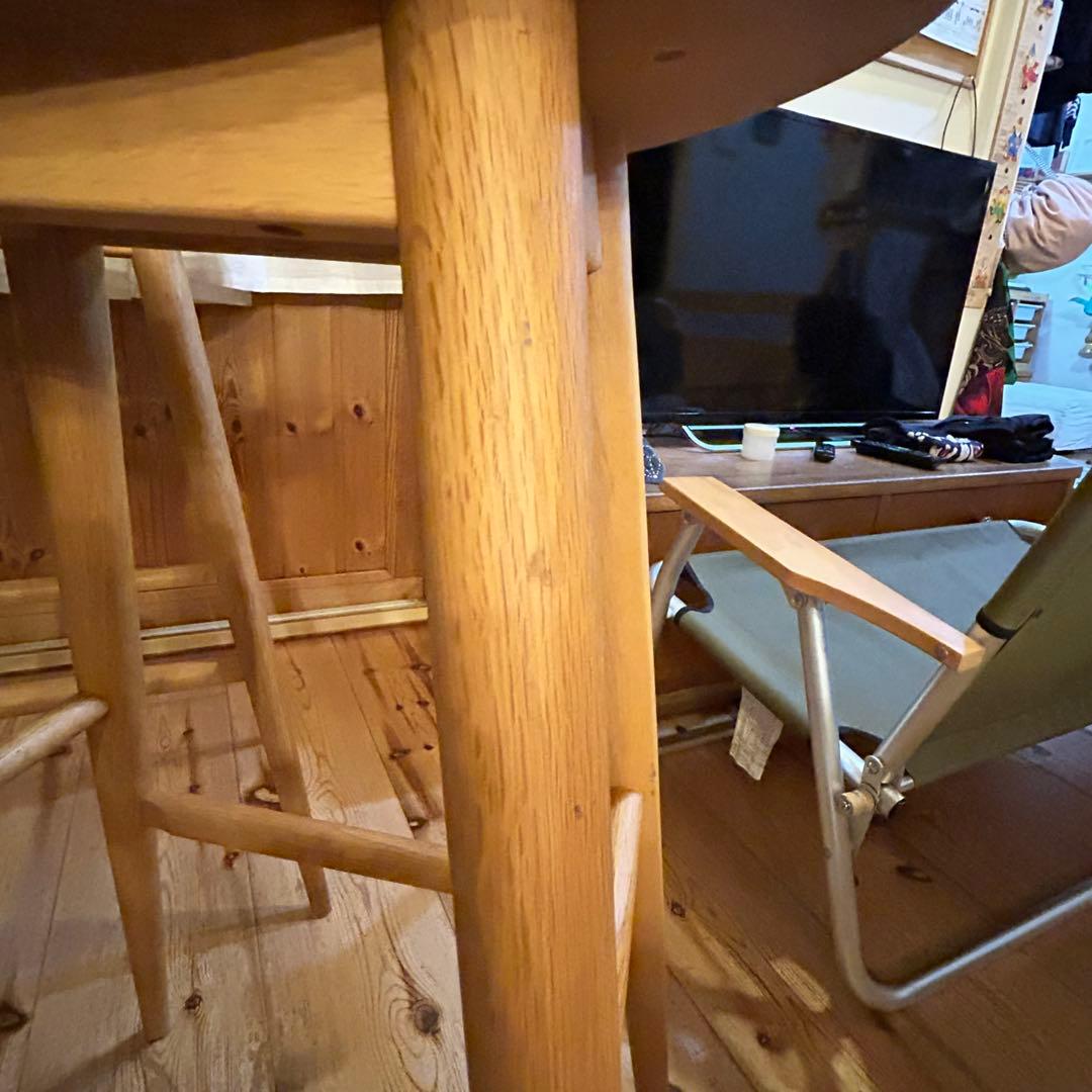 柏木工　ナチュラルウッド カウンターチェア　　 バースツール 2脚セット