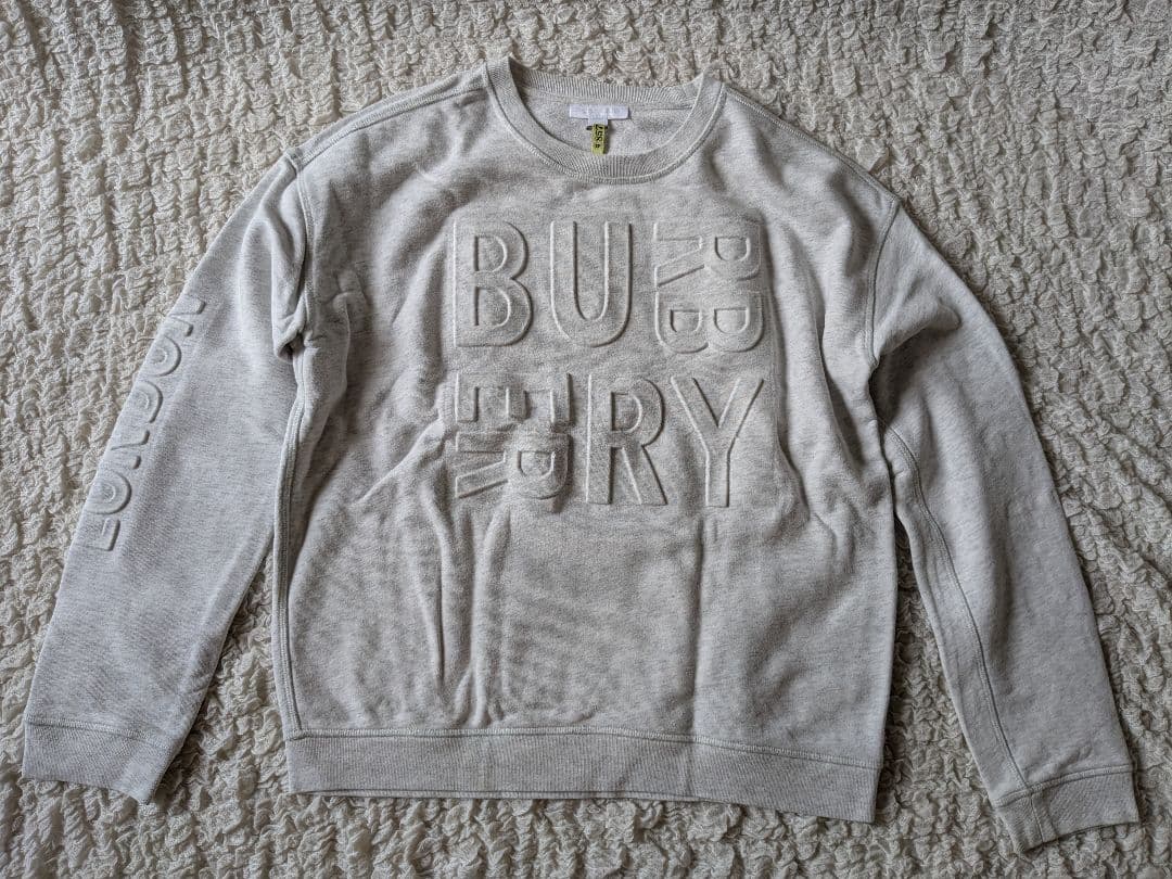 Burberry バーバリー●子供用トレーナー グレー 14Y 164cm●美品