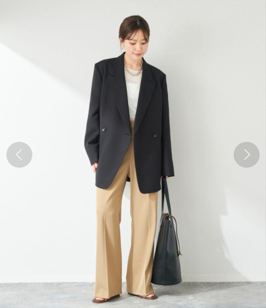 【美品】Plage R’IAM OXテーラードジャケット　ブラック　36