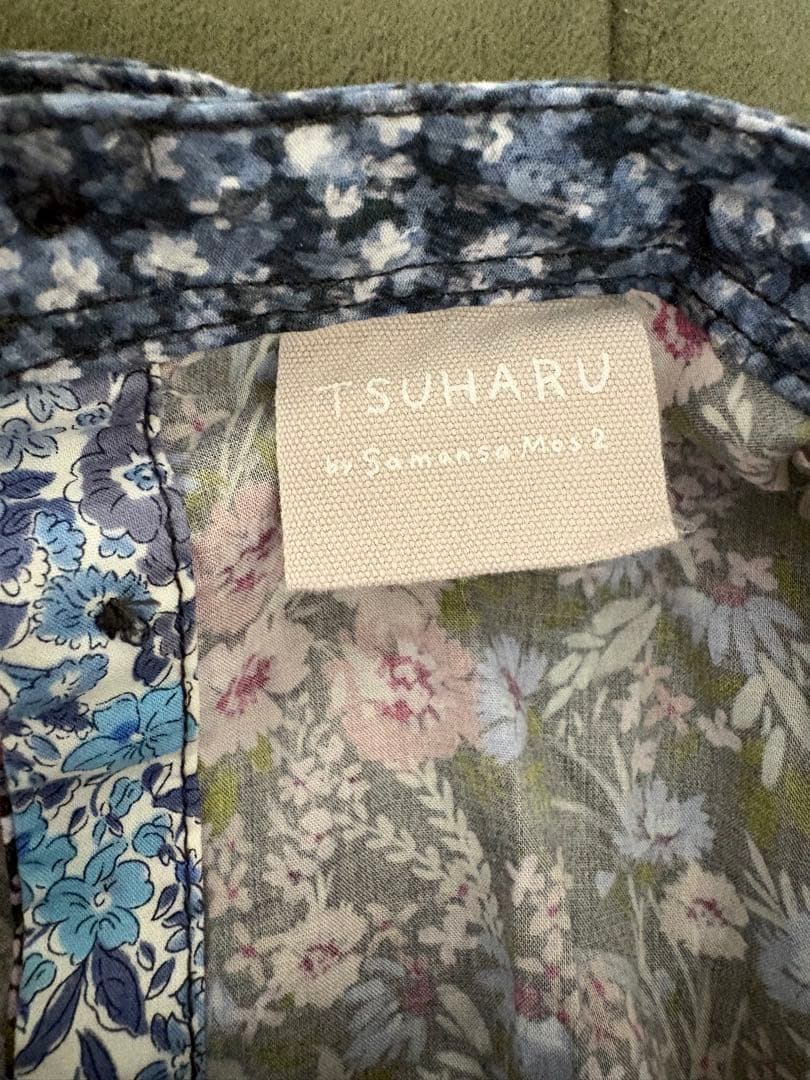 TSUHARU リバティパッチワークワンピース