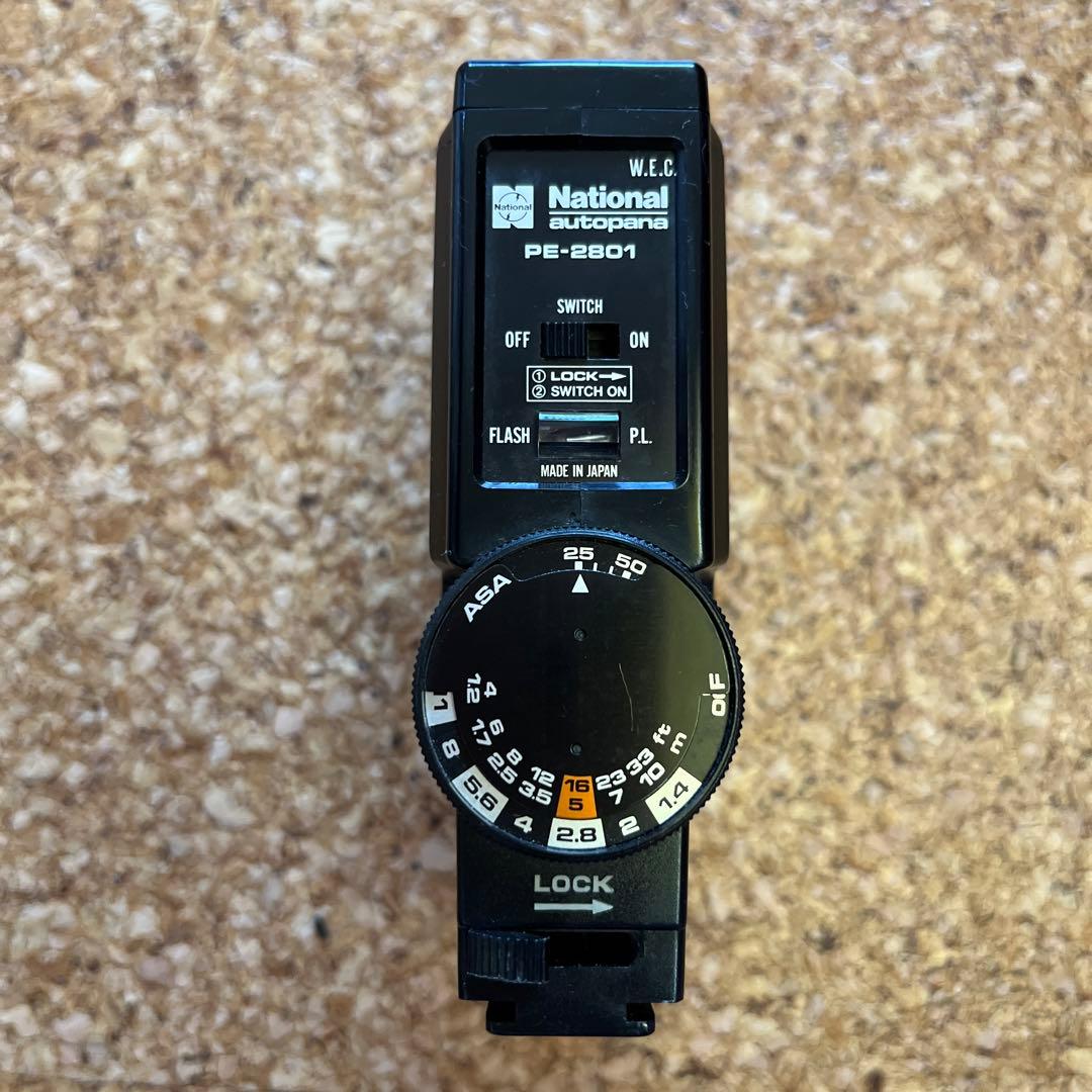 Nikon 一眼レフカメラ 50mm f1.4 ナショナル　カメラストロボ