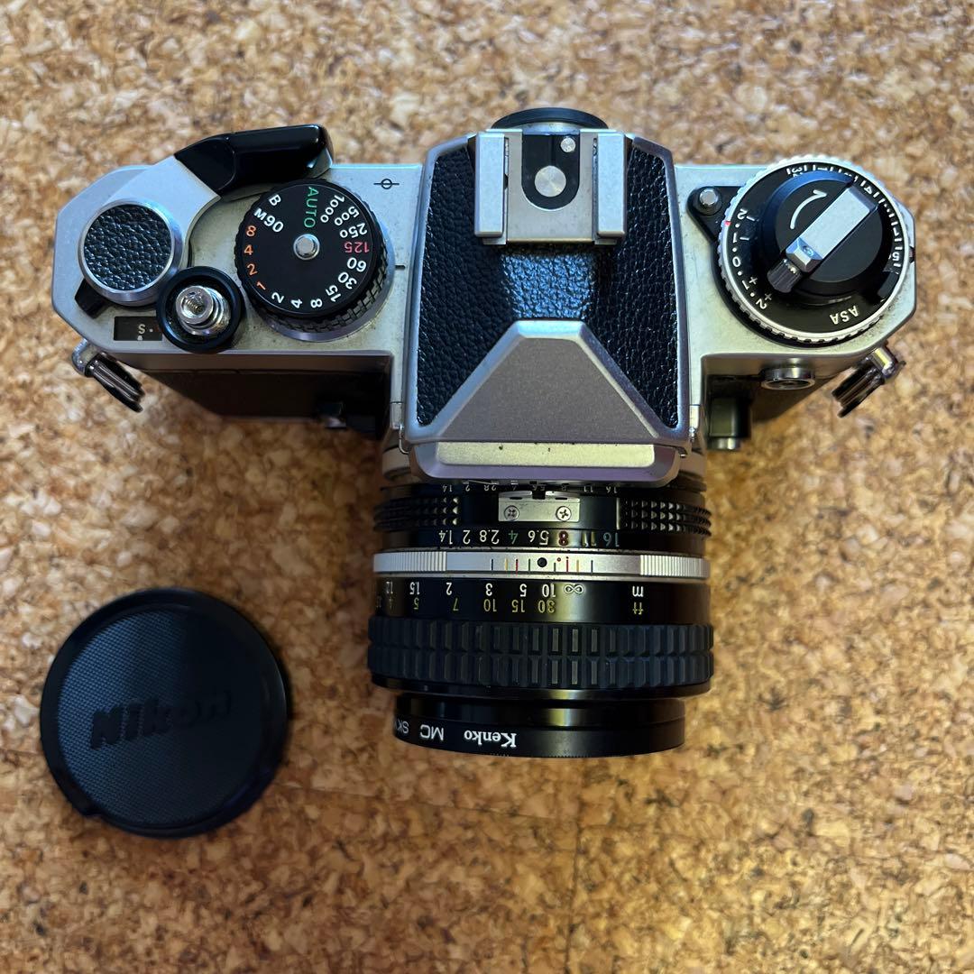 Nikon 一眼レフカメラ 50mm f1.4 ナショナル　カメラストロボ