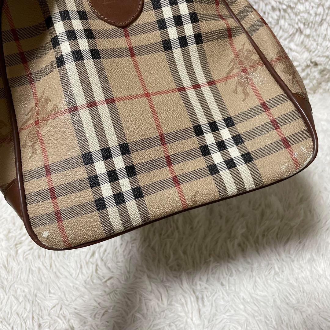 【美品】Burberry バーバリー　ボストンバッグ　ノバチェック　大容量