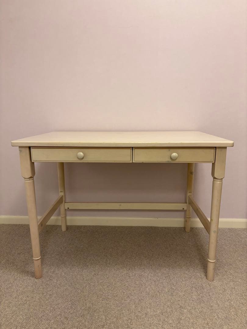 取外し可能仕切り収納&電源コード付き/2wayデスク（学習机）