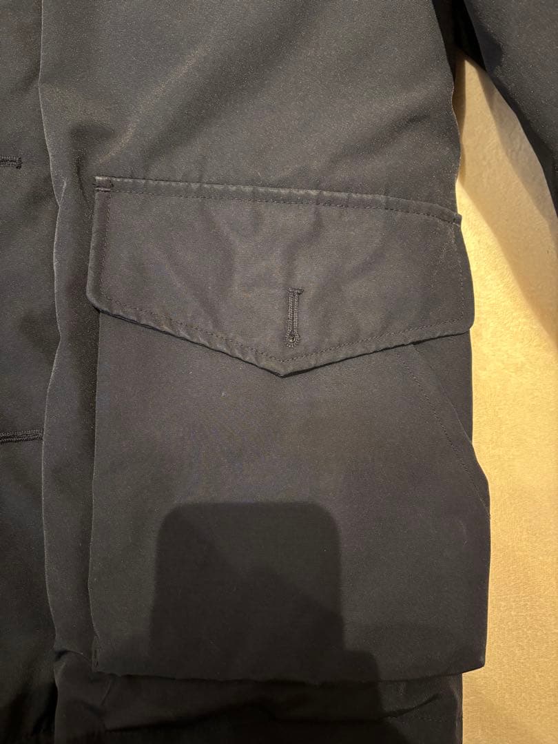 DANTON ブラック タッサーダウンジャケット 38