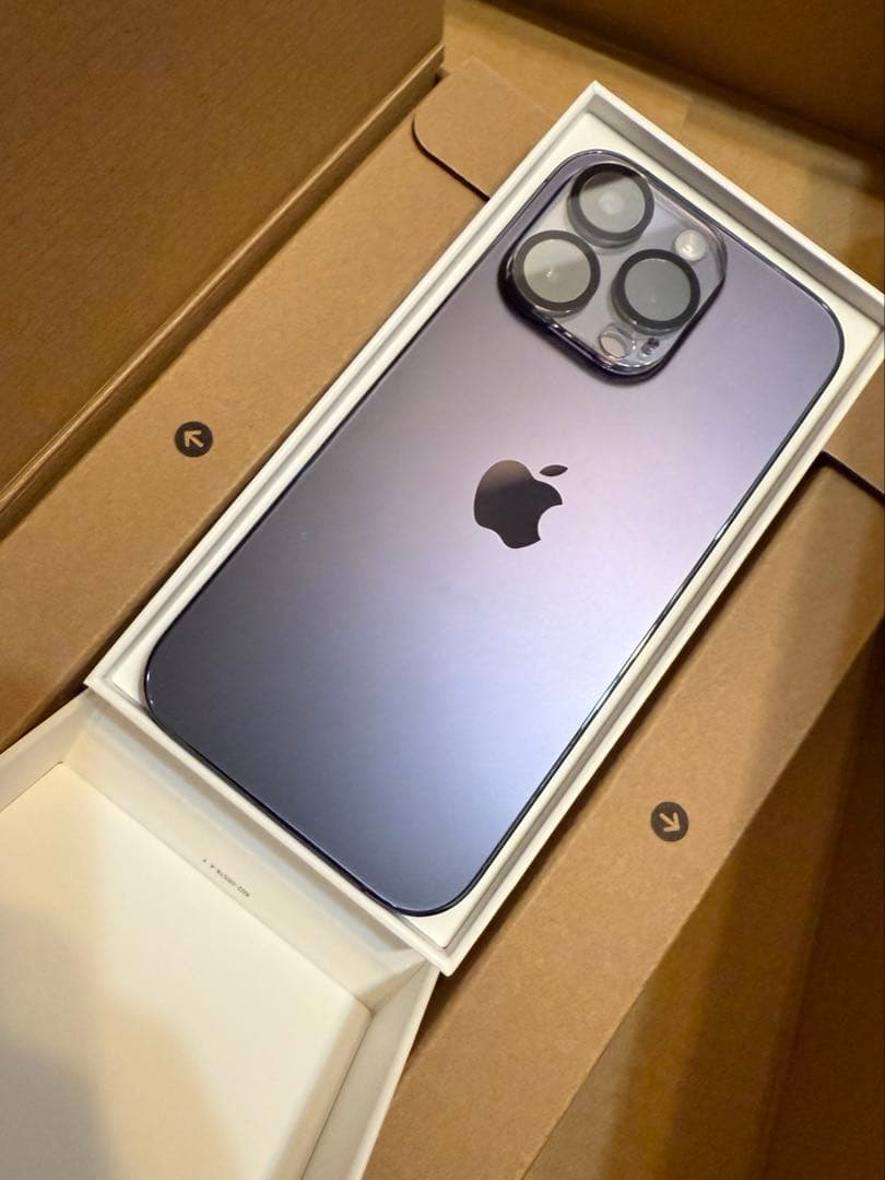 バッテリー84% Apple iPhone14 Pro 256GB パープル