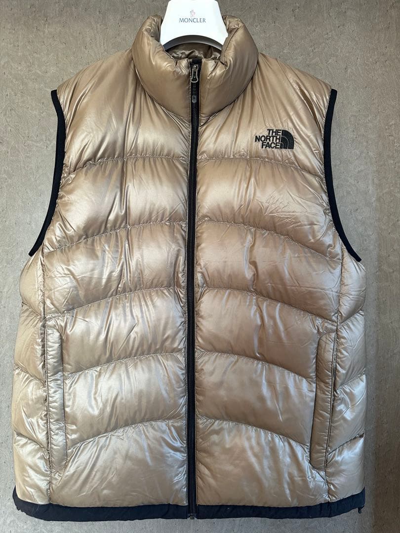 未使用に近い ノースフェイス ダウンベストアコンカグアND92452 XL