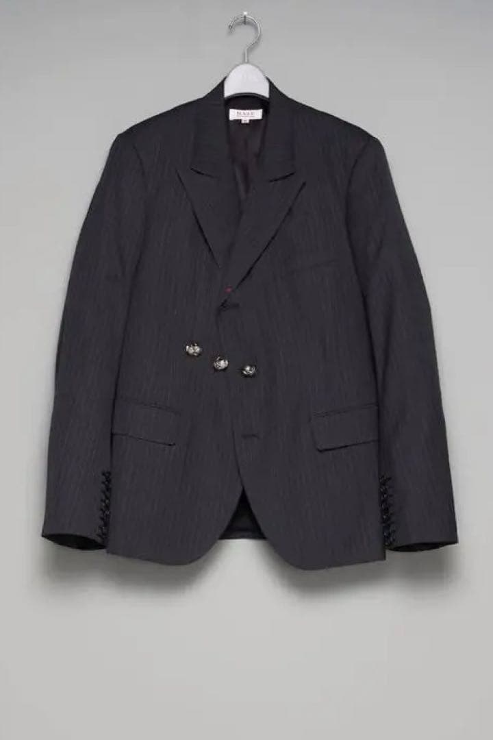 て*ら様 RED BAR TACK TAILORED JACKET - BLAC