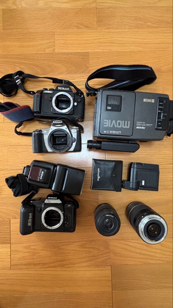 Nikon Canonフィルムカメラ ビデオカメラ レンズ まとめ売り