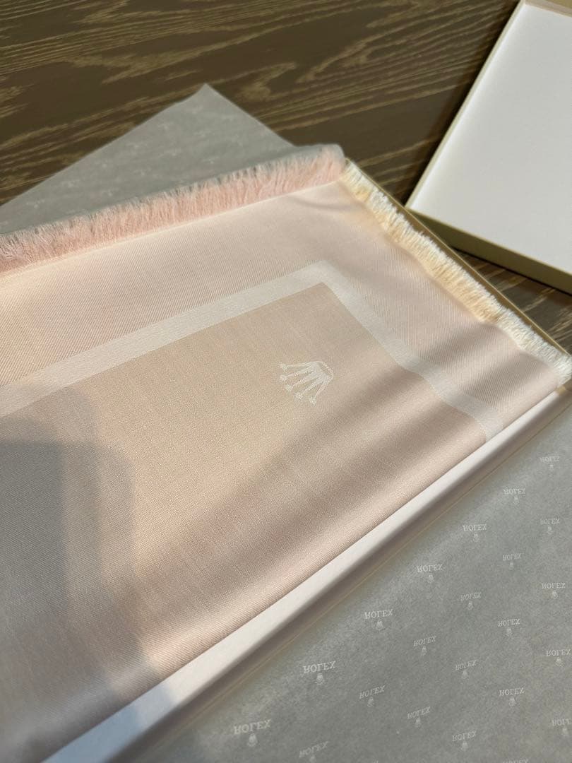 ROLEX シルク ストール ピンク