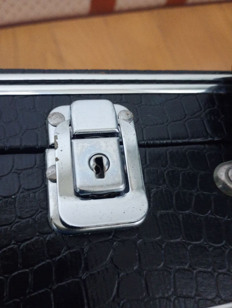 三線本体 ヘビ革 黒