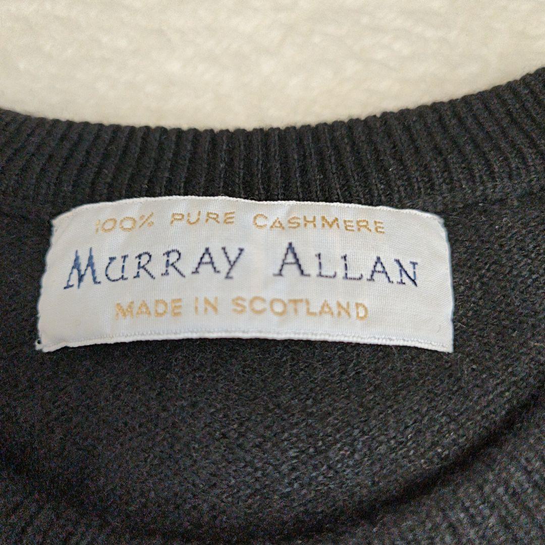 〜80s スコットランド製 カシミアセーター アニマル柄　鷹　ビンテージ　希少