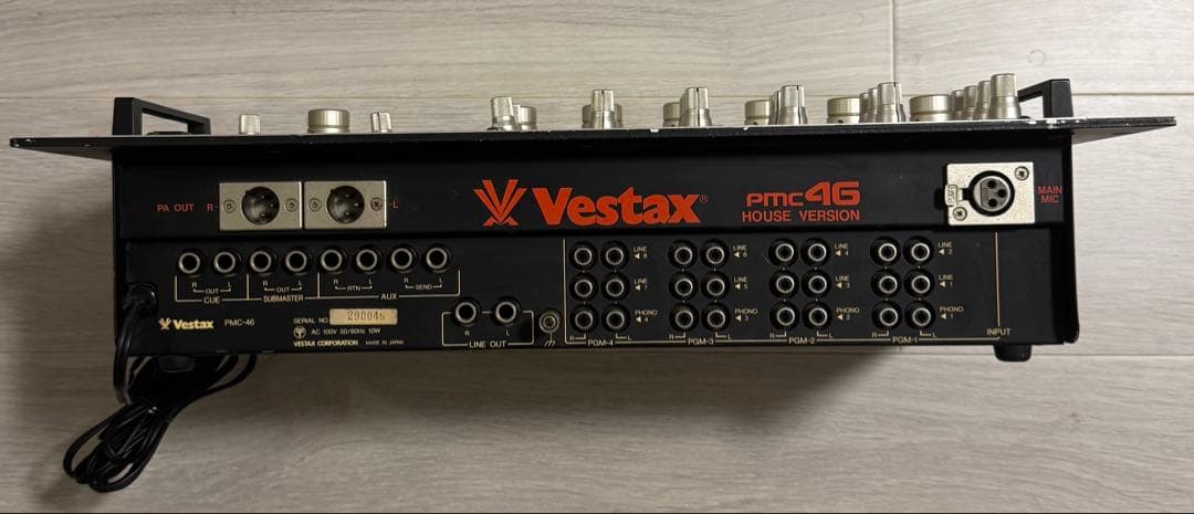 【早い者勝ち】Vestax PMC-46 DJミキサー　ロータリーDJミキサー