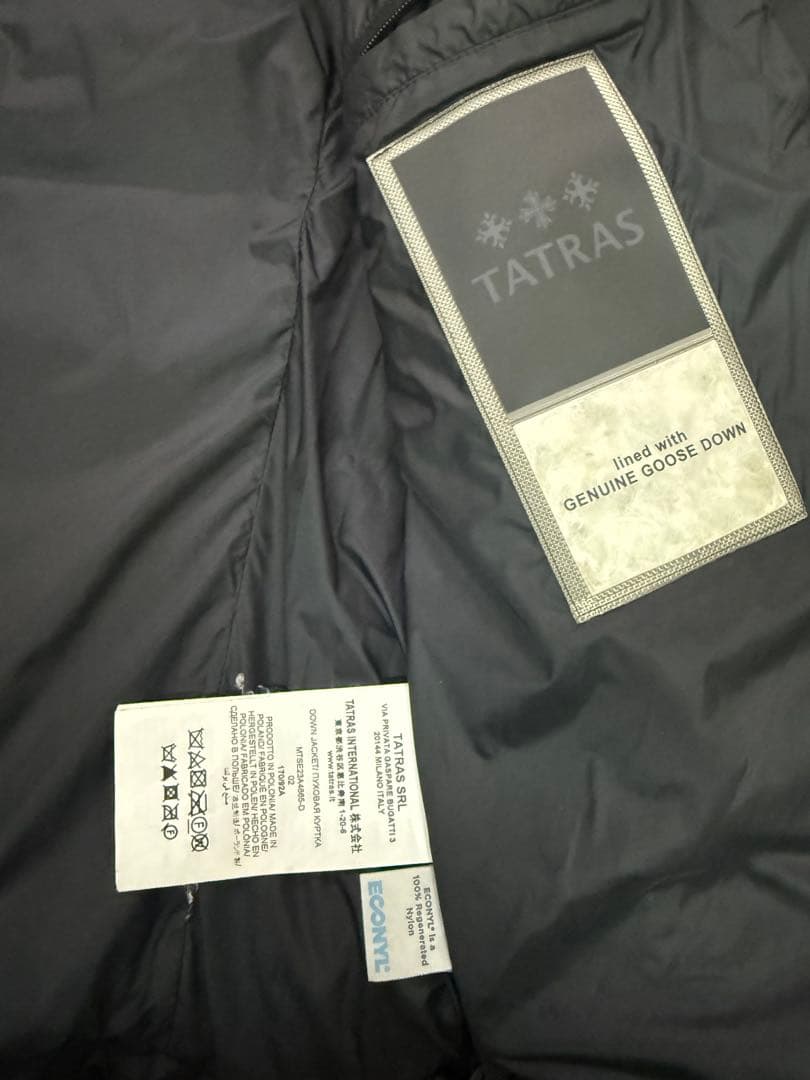 TATRAS タトラス DOMIZIANO ドミッツァーノ ダウン02 ブラック