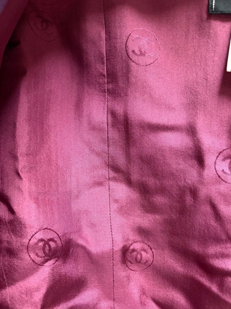 CHANEL サテン パープル ジャケット 38