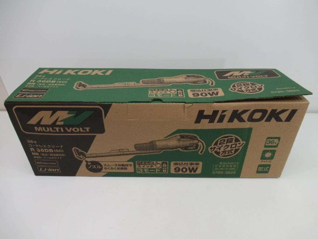 【未使用品】ハイコーキ 36Vコードレスクリーナ R36DB 本体のみ U35