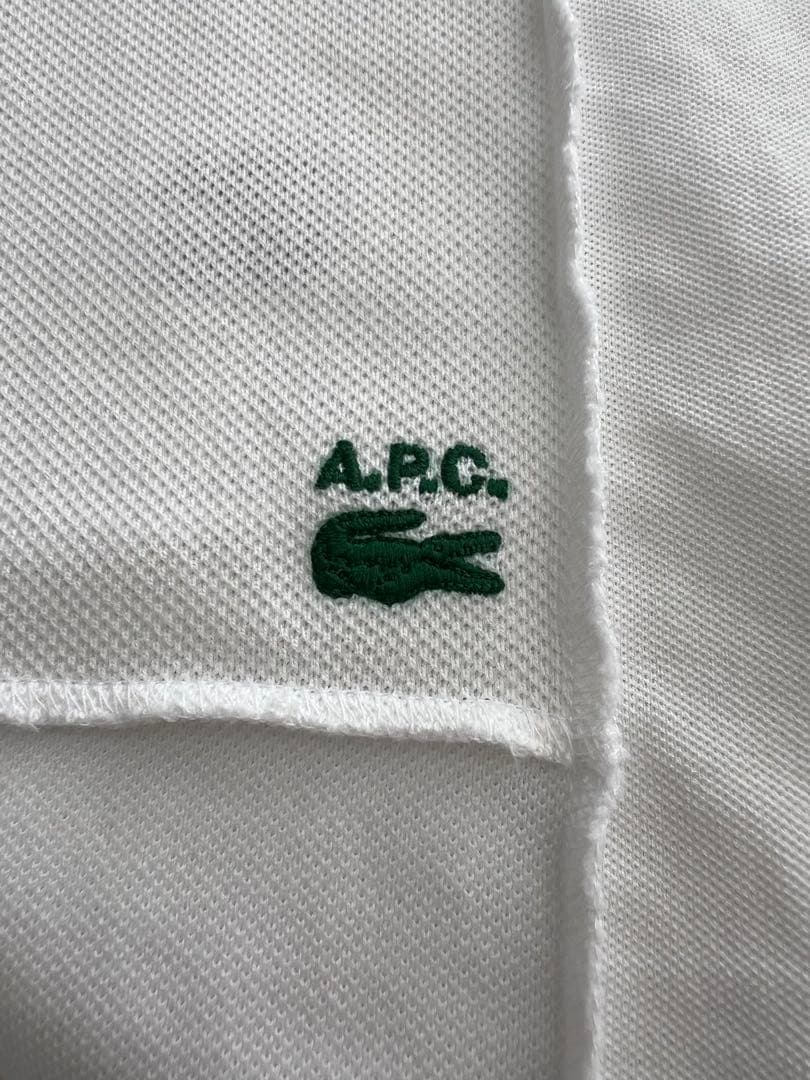 『Lacoste x A.P.C.』 コラボ パッチワークポロシャツ