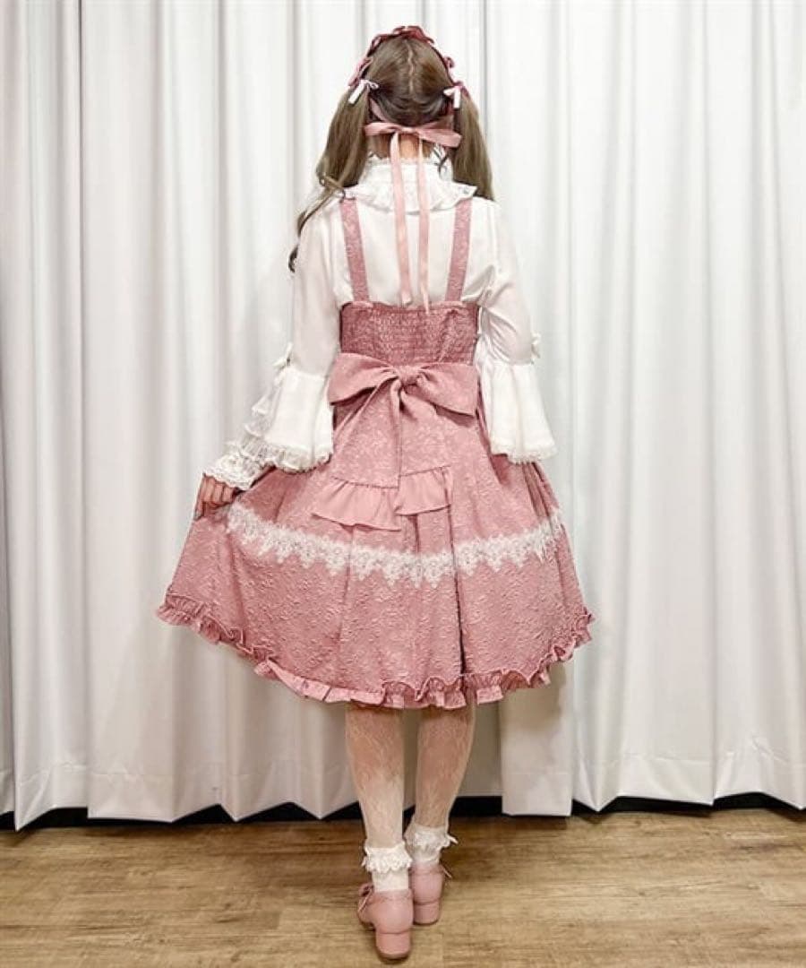 最終値下げ！♡axesfemmekawaii♡メアリージャンパースカート ピンク