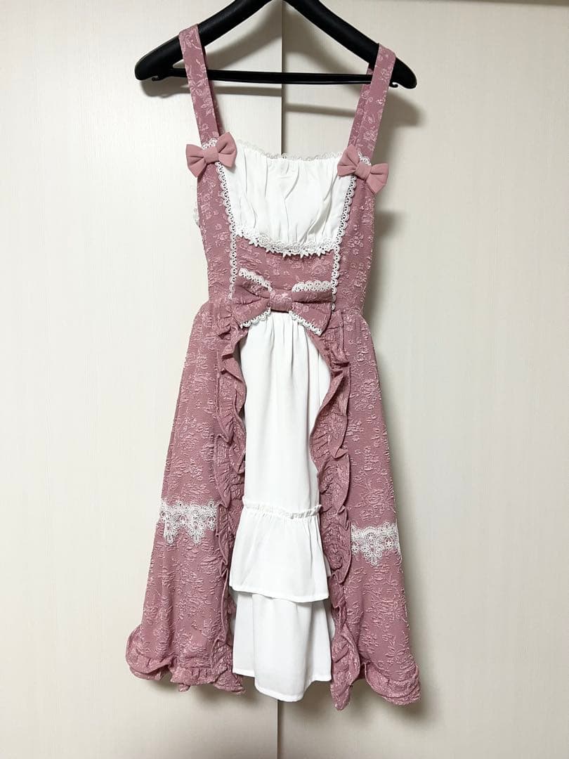 最終値下げ！♡axesfemmekawaii♡メアリージャンパースカート ピンク