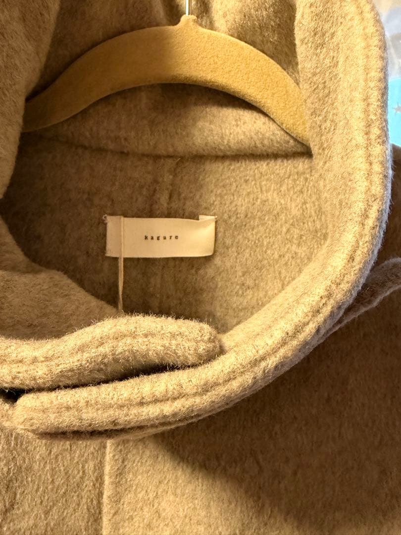 新品タグ付　GREGE かぐれ ウールスタンドショートコート