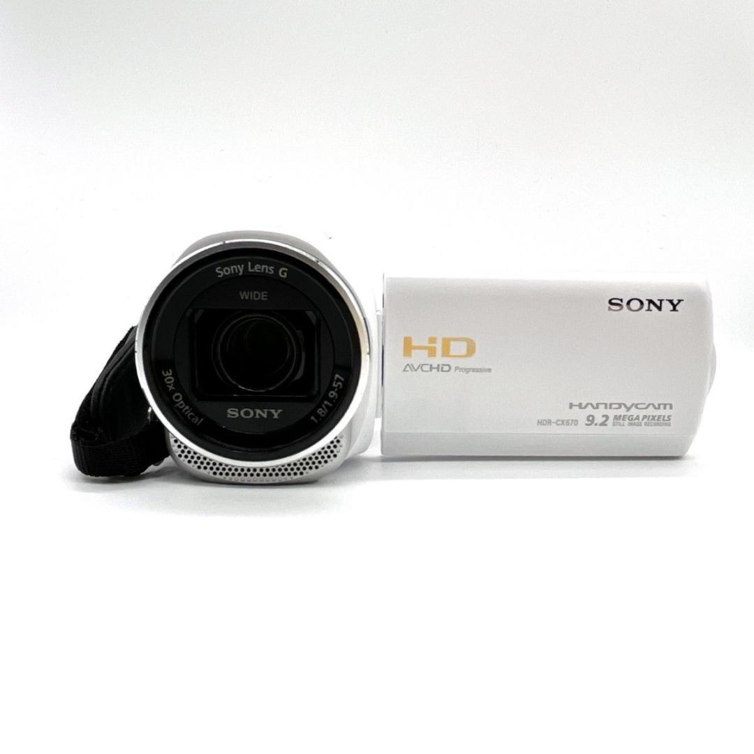 【極美品】SONY Handycam HDR-CX670 Wi-Fi搭載