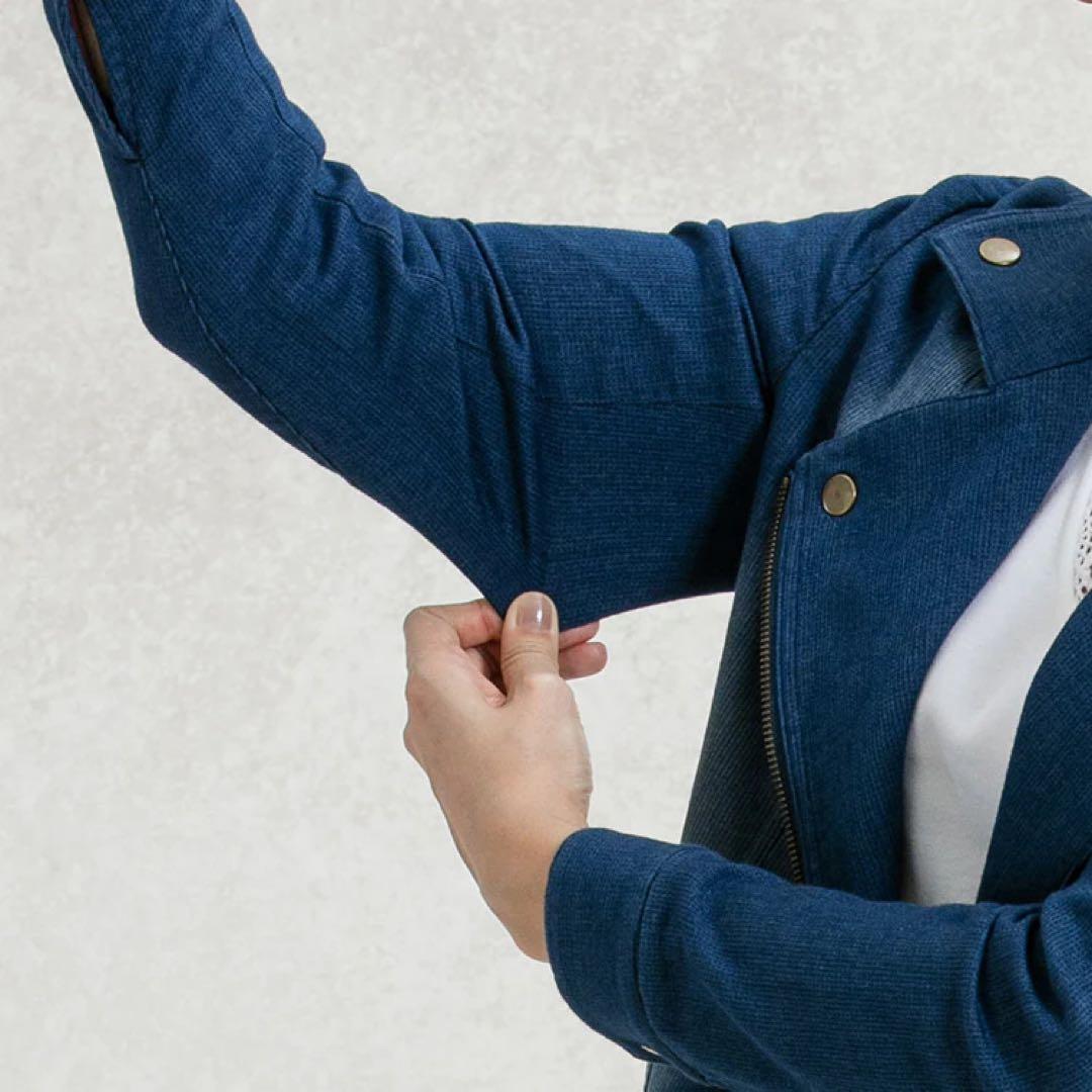 インディゴストレッチデニムライダースジャケットケイミー新品JARS112811