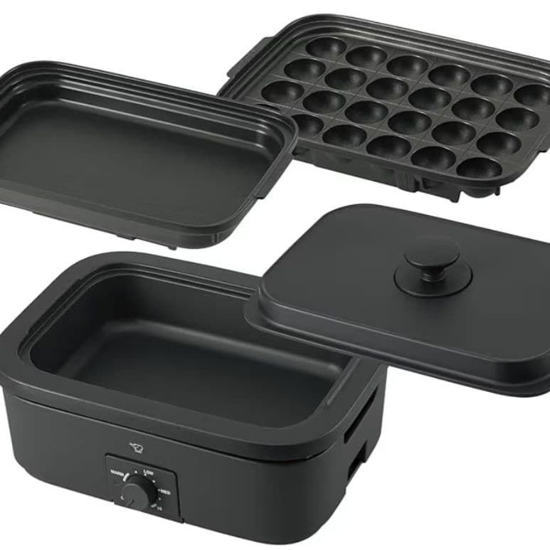 【最終値下げ】象印デイリーコンパクトプレートブラック　EJ-DE30-BA