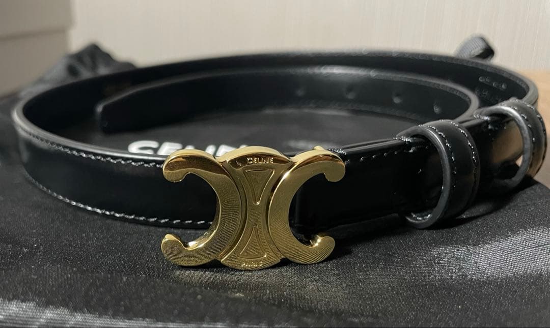 セリーヌ celine トリオンフ ベルト 70センチ レディース