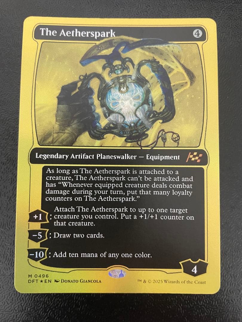 霊気灯／The Aetherspark（ファーストプレイス・FOIL）