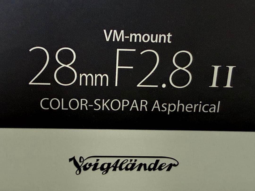 COLOR SCOPAR 28mmF2.8 Aspherical type-Ⅱ