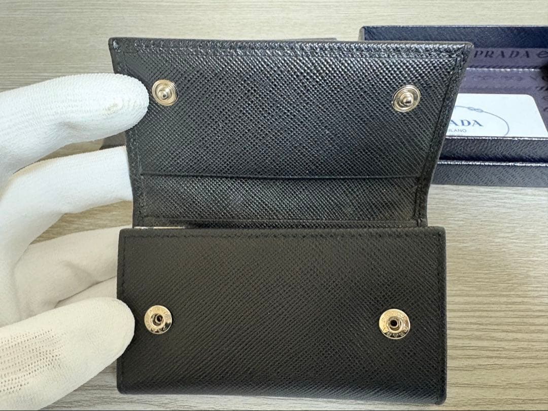 プラダ PRADA ６連　ブラックキーケース