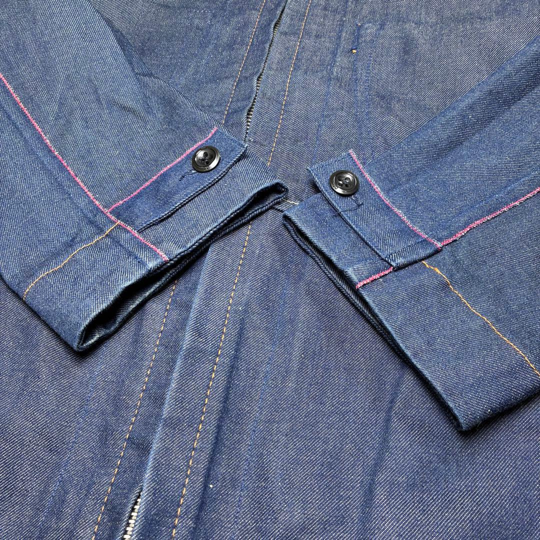45R 極美品 デニムのヨットパーカー インディゴ WALDESジップ サイズ3