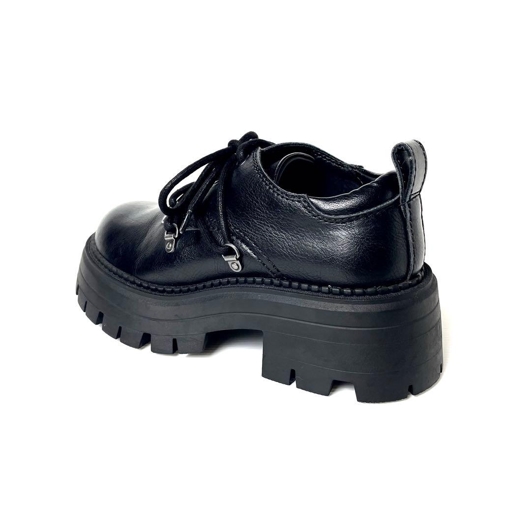 ZARA 新品 タグ付 25.5cm 39 マルチレース レースアップシューズ