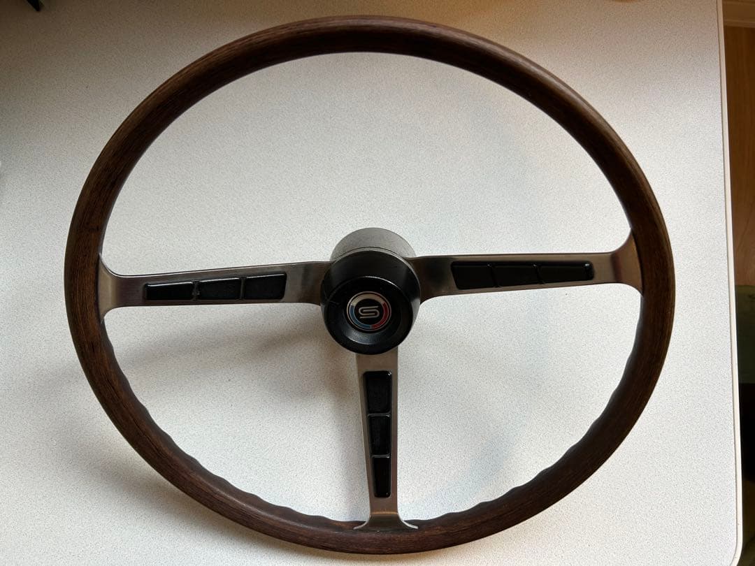 【希少】ダットサンサニー1000 ウッドステアリング　純正オプション