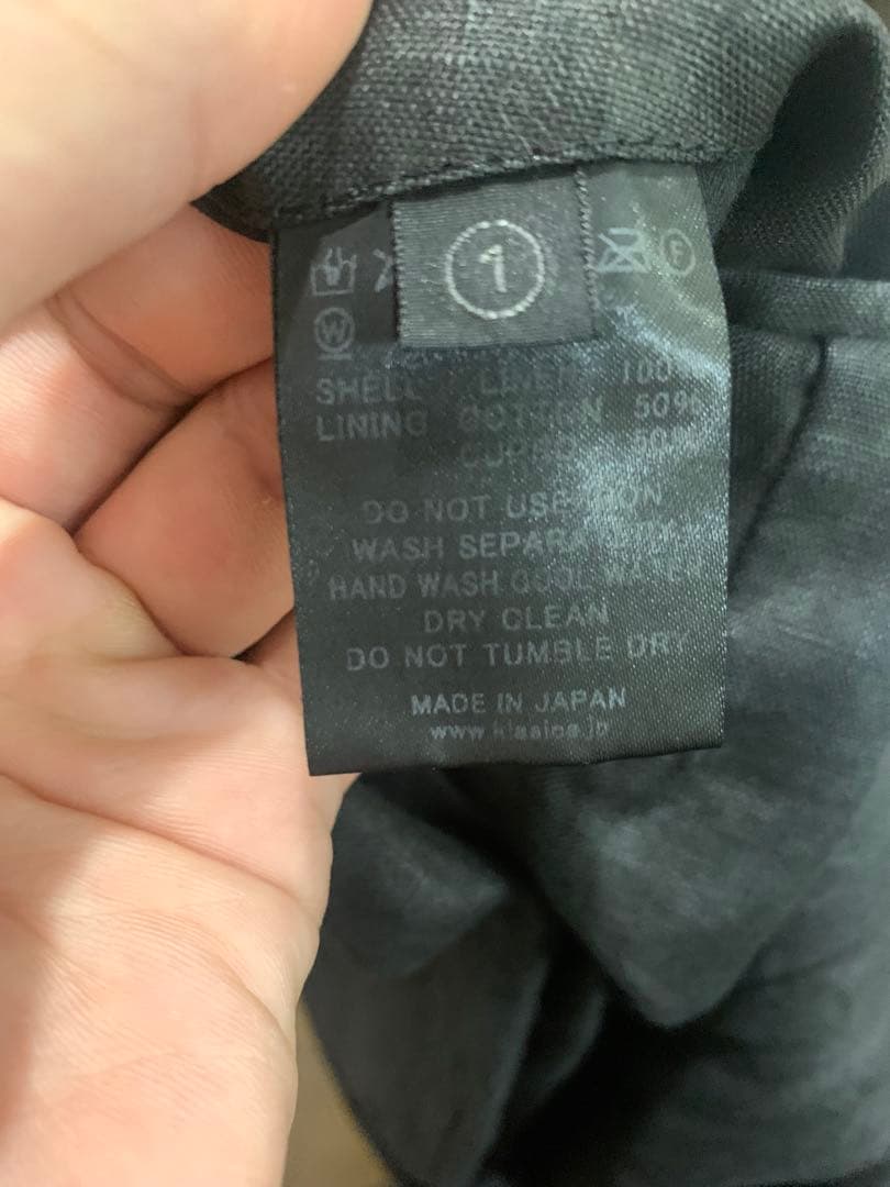 あ*あ様 klasica 20SS DOUBLE FINISHED LINEN