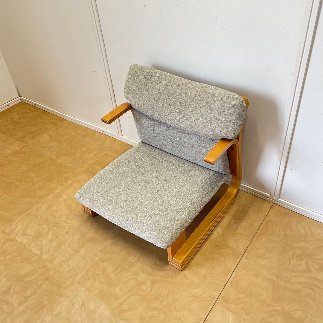 楽座椅子NEW クッション付 新日本木工 座椅子 チェア イス あぐら 通販生活