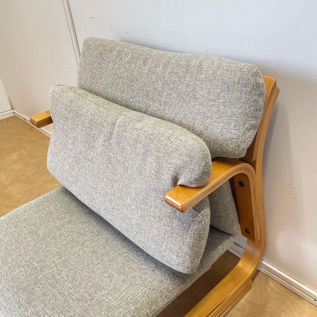 楽座椅子NEW クッション付 新日本木工 座椅子 チェア イス あぐら 通販生活